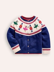 Boden Multi colour Fairisle Pattern Nutcracker Christmas Jumper - Image 1 of 2