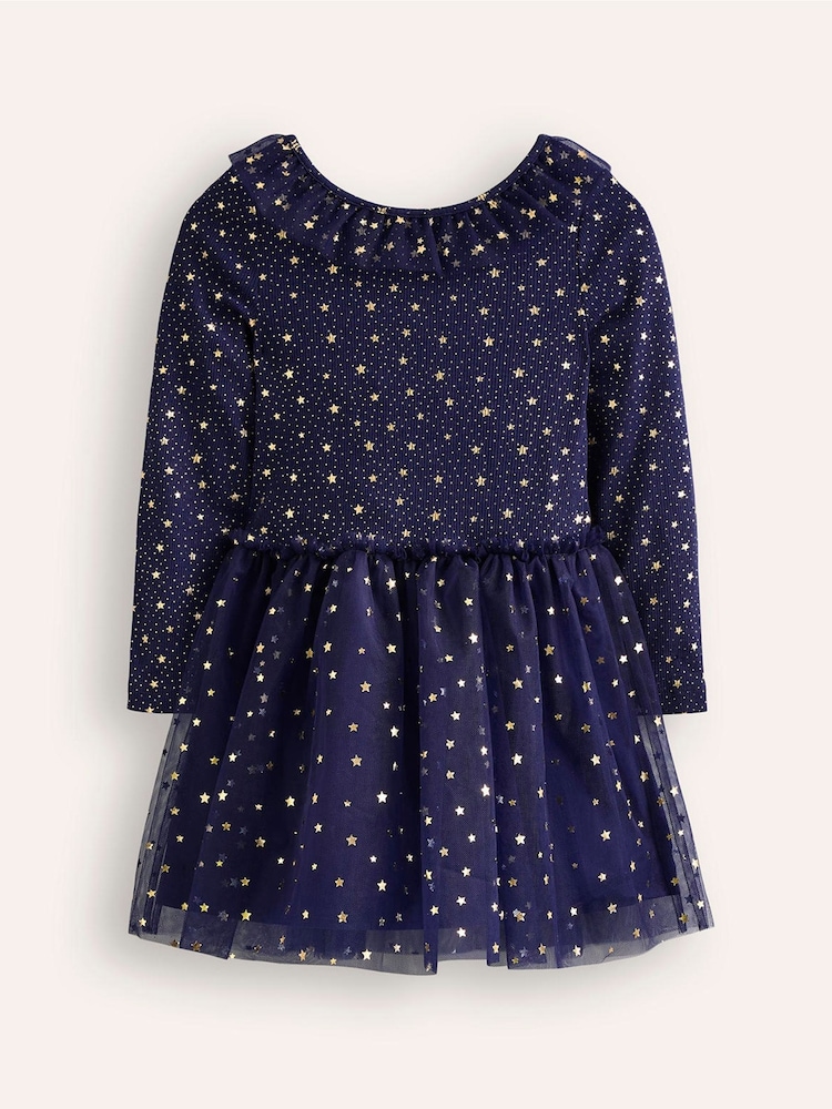 Boden Blue Rose Twirly Tulle Dress - Image 1 of 3