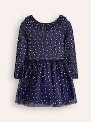Boden Blue Rose Twirly Tulle Dress - Image 2 of 3