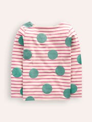Boden Pink 100% Cotton Ella Breton T-Shirt - Image 2 of 3