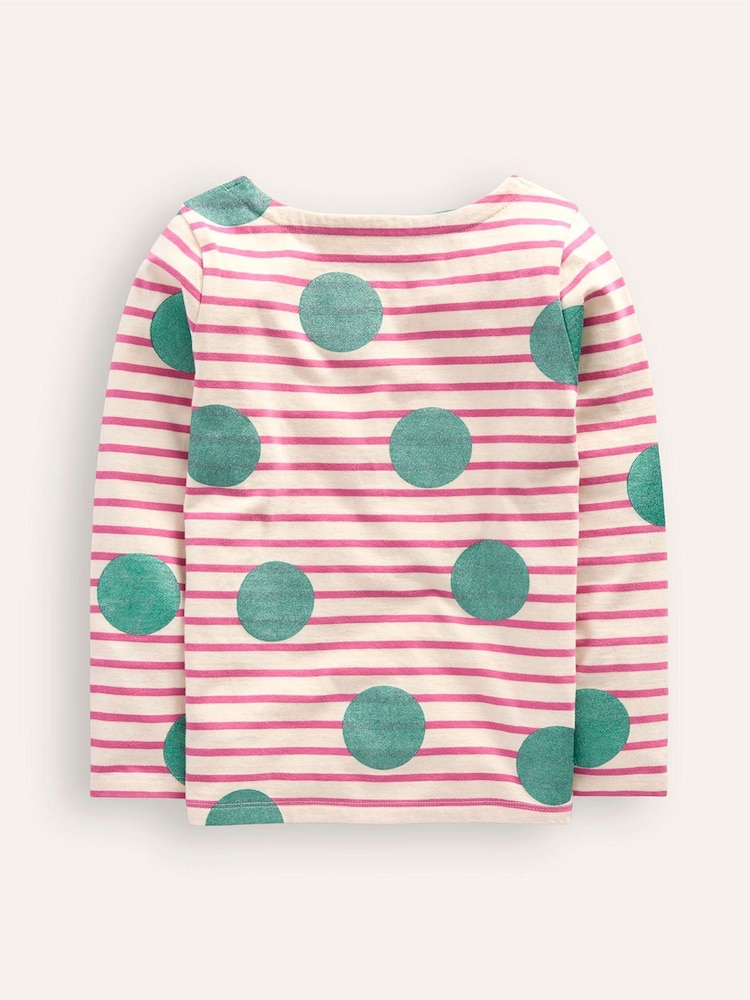 Boden Pink 100% Cotton Ella Breton T-Shirt - Image 2 of 3