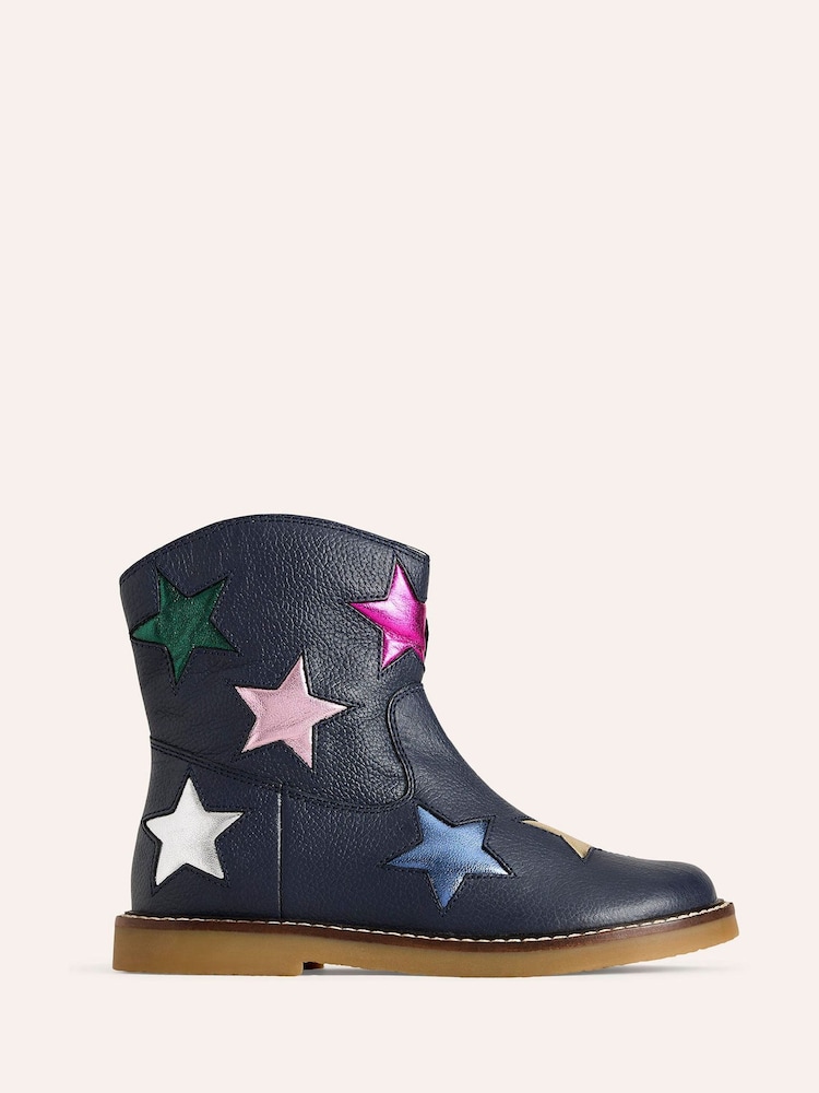 Boden Blue Ankle Boots - Image 1 of 3