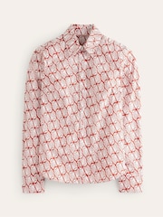 Boden Red Sienna 100% Cotton Shirt - Image 6 of 6