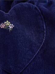 Boden Blue Lined Corduroy Pull-On 100% Cotton Trousers - Image 3 of 3