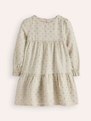 Boden Cream Betsy Tiered Twirly Dress - Image 1 of 2