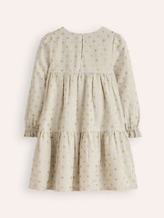 Boden Cream Betsy Tiered Twirly Dress - Image 2 of 2