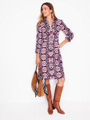 Boden Pink Naomi Relaxed Jersey Dress - Image 4 of 5