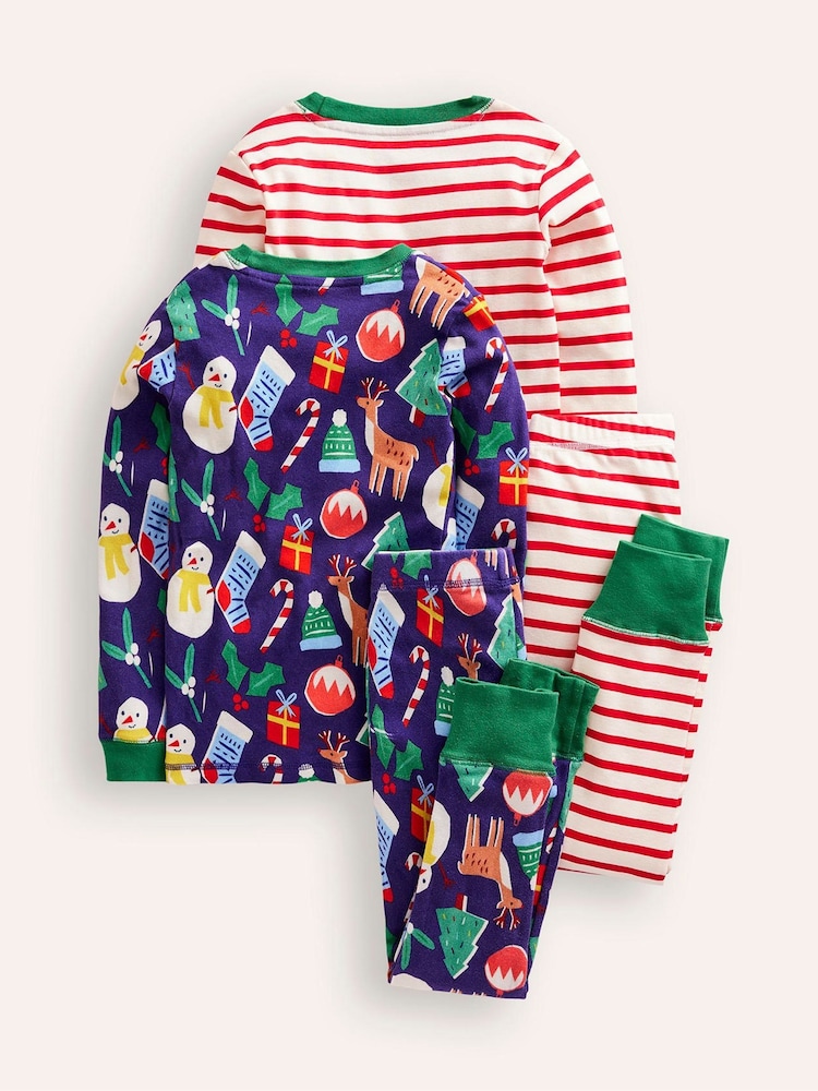Boden Snug Twin komplet Vse božič Nočna oblačila Pižame - Slika 2 iz 3