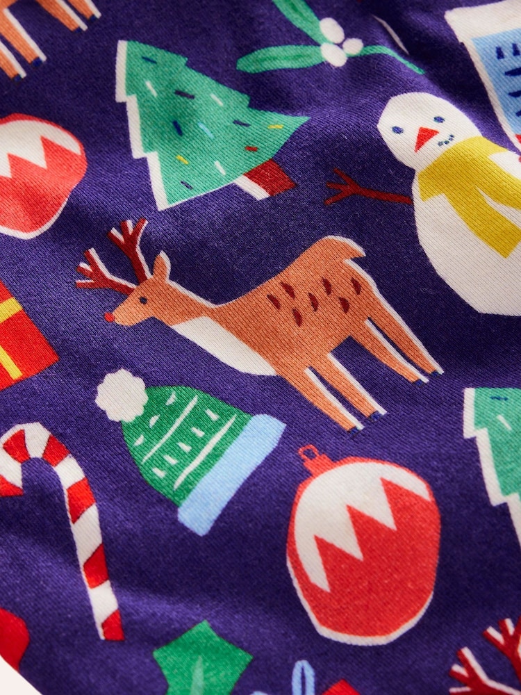 Boden Blue Snug Twin Pack All Christmas Nightwear Pyjamas - Image 3 of 3 Boden Blue Snug Twin Pack All Christmas Nightwear Pyjamas - Image 3 of 3