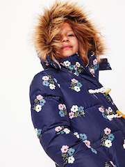 Boden Blue Longline Padded Coat - Image 2 of 7