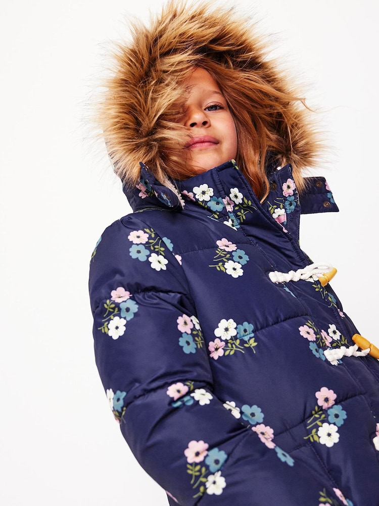 Boden Blue Longline Padded Coat - Image 2 of 7