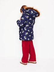 Boden Blue Longline Padded Coat - Image 3 of 7