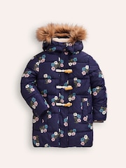 Boden Blue Longline Padded Coat - Image 4 of 7