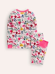 Boden Snug Long John 100% Cotton Festive Pyjamas - صورة 2 من 3