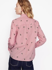 Boden Red Sienna Embroidered Shirt - Image 3 of 5