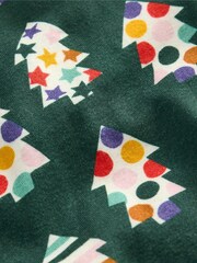 Boden Green 100% Cotton Snug Glow-In-The-Dark Christmas Pyjamas - Image 3 of 3