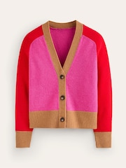 Boden Pink Olivia Merino Cardigan - Image 7 of 8