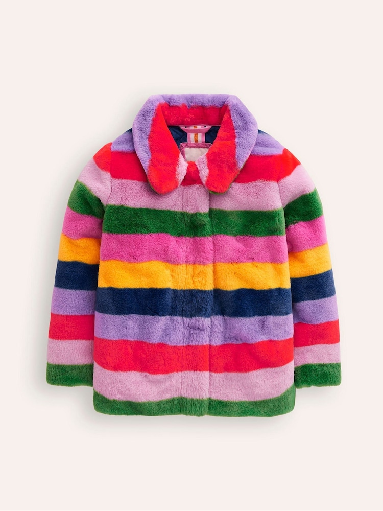 Boden Fun Faux Fur Coat - Imagen 1 de 4