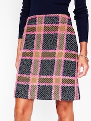 Boden Blue Estella Check Skirt - Image 2 of 5