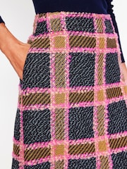 Boden Blue Estella Check Skirt - Image 4 of 5