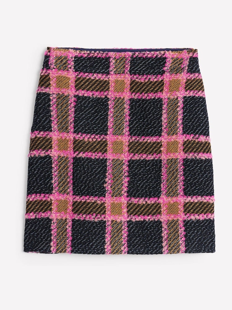 Boden Blue Estella Check Skirt - Image 5 of 5