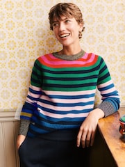 Boden Blue Olivia Merino Jumper - Image 1 of 8