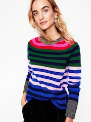 Boden Blue Olivia Merino Jumper - Image 2 of 8