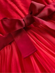Boden Red Beth Velvet Bodice Tulle Party Dress - Image 2 of 2