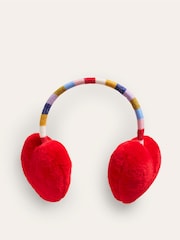 Boden Red Novelty Ear Muffs - Image 1 of 2