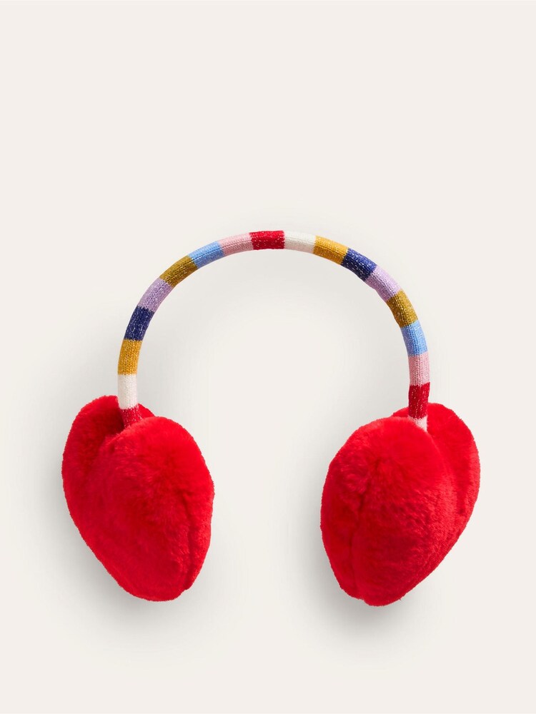 Boden Red Novelty Ear Muffs - Image 1 of 2