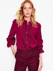 Boden Pink Theodora Corduroy 100% Cotton Blouse - Image 1 of 5