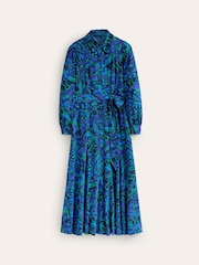 Boden Blue Martha Godet Maxi Shirt Dress - Image 5 of 5
