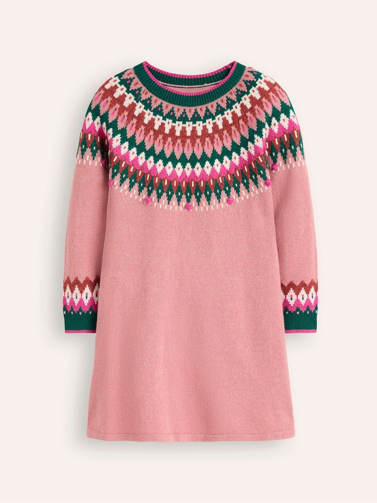 Pulover cu model Boden Minnie Fair Isle Rochie - Image 4 of 6