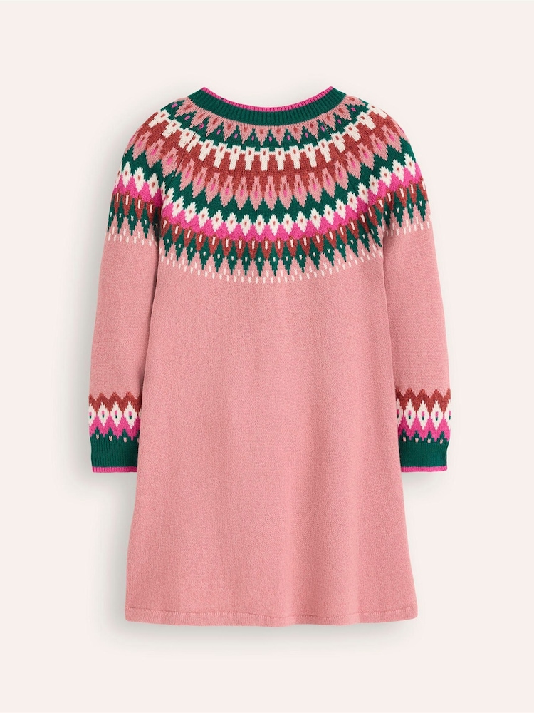 Pulover cu model Boden Minnie Fair Isle Rochie - Image 5 of 6