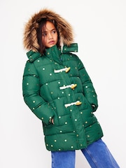 Boden Green Longline Padded Coat - Image 3 of 9