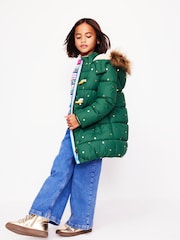 Boden Green Longline Padded Coat - Image 4 of 9
