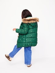Boden Green Longline Padded Coat - Image 5 of 9