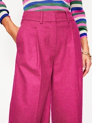 Boden Pink Chiswick Wool Blend Trousers - Image 3 of 7