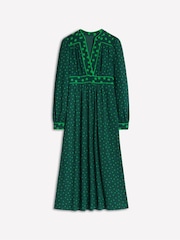 Boden Green Hotched Ponte Dress - Image 6 of 6