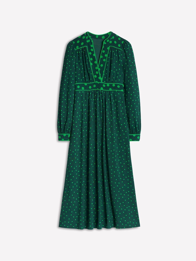 Boden Green Hotched Ponte Dress - Image 6 of 6
