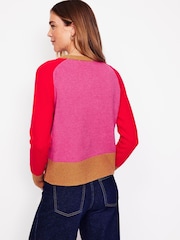 Boden Pink Olivia Merino Jumper - Image 2 of 6