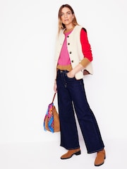 Boden Pink Olivia Merino Jumper - Image 3 of 6
