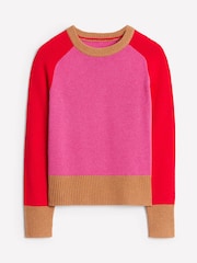 Boden Pink Olivia Merino Jumper - Image 5 of 6