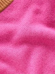 Boden Pink Olivia Merino Jumper - Image 6 of 6