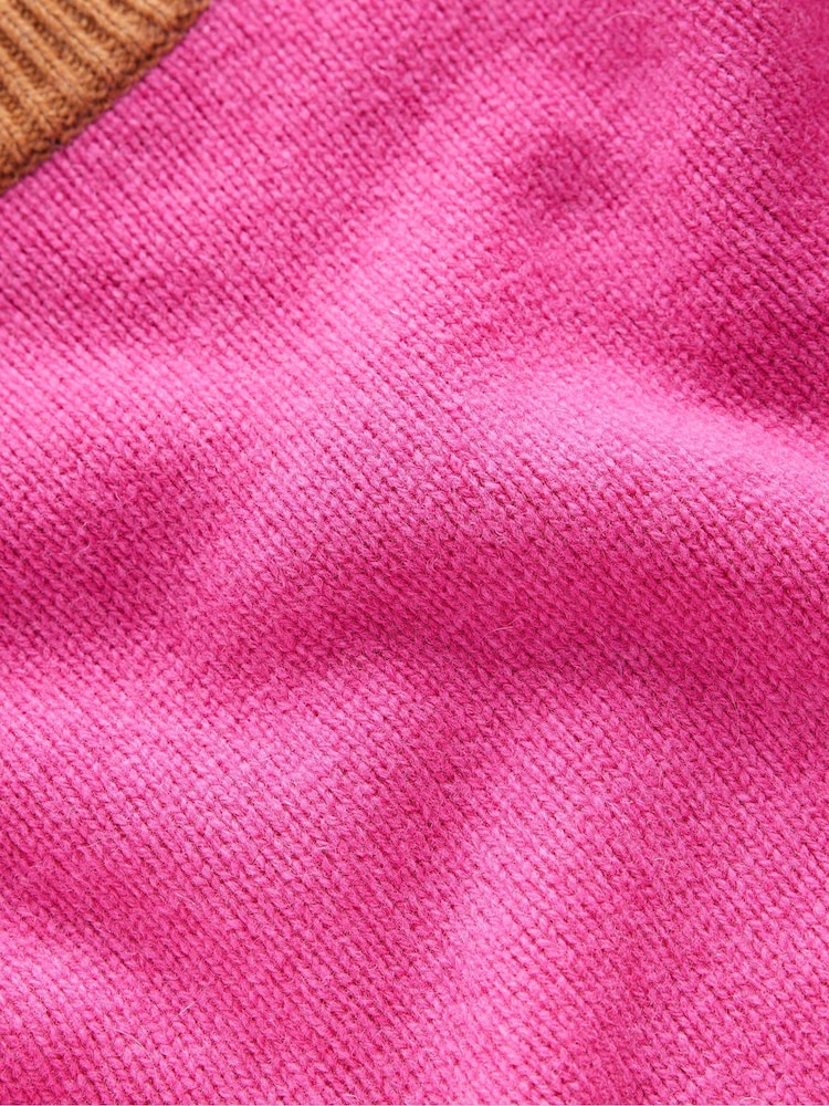 Boden Pink Olivia Merino Jumper - Image 6 of 6