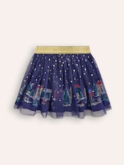 Boden Blue Fun Tulle Christmas Skirt - Image 2 of 3