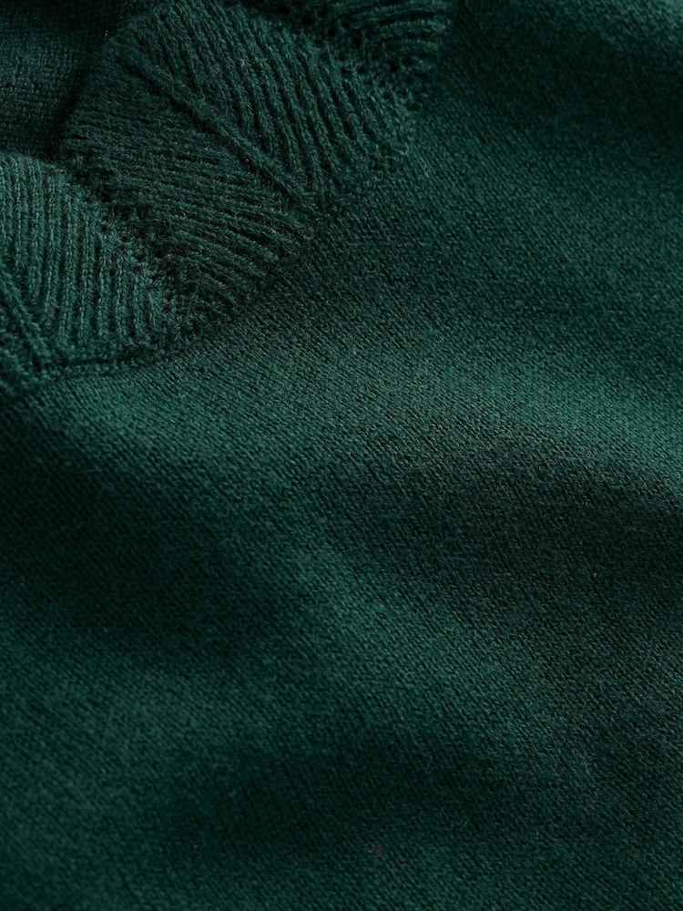 Boden Green Imi Scalloped Jumper - Image 6 of 6