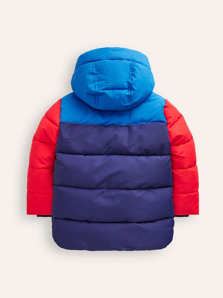 Boden Red Fleece Lined Puffer Coat - Image 1 of 5