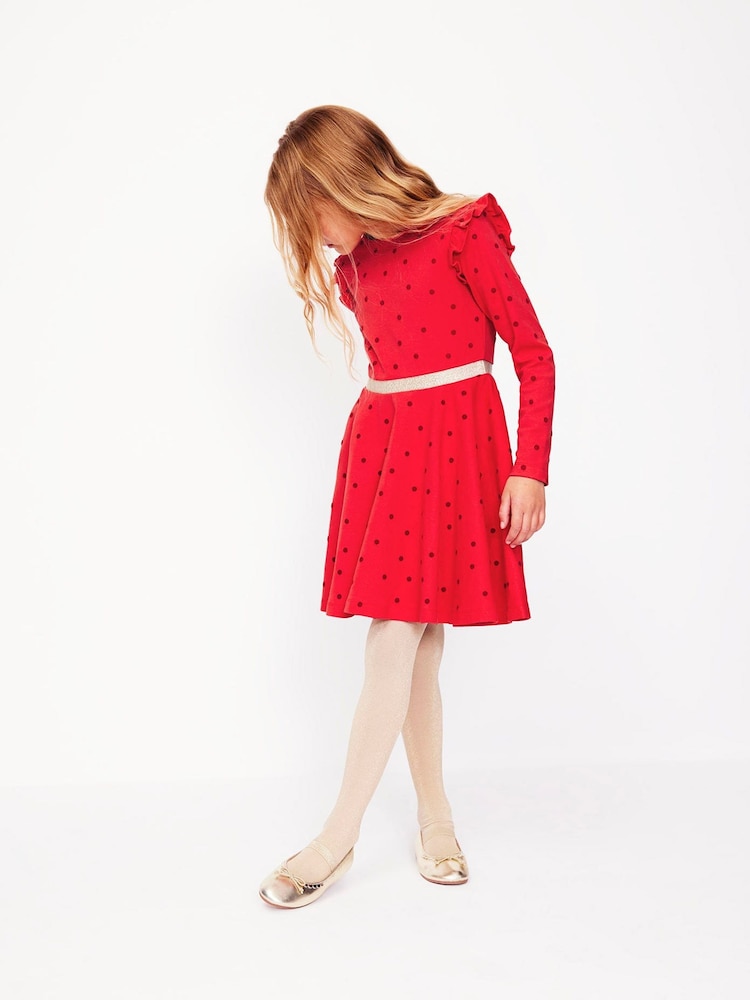 Boden Red Mabel Twirly Ballerina Party 100% Cotton Dress - Image 1 of 4 Boden Red Mabel Twirly Ballerina Party 100% Cotton Dress - Image 1 of 4