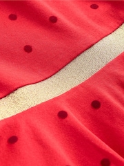 Boden Red Mabel Twirly Ballerina Party 100% Cotton Dress - Image 4 of 4